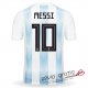 Camiseta Argentina Primera Equipacion 10#MESSI 2018