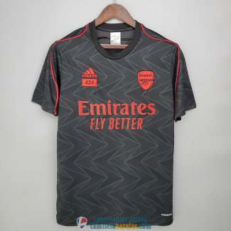 Camiseta Arsenal Training Adidas x 424 Black 2021/2022