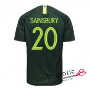 Camiseta Australia Segunda Equipacion 20#SAINSBURY 2018