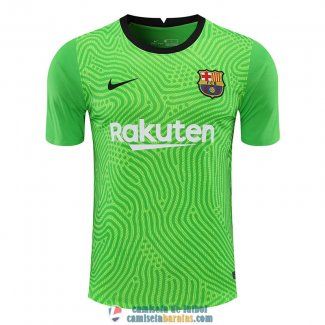 Camiseta Barcelona Portero Green 2020/2021