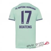 Camiseta Bayern Munich Segunda Equipacion 17#BOATENG 2018-2019