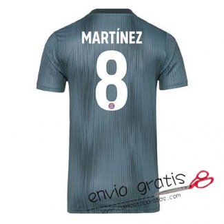 Camiseta Bayern Munich Tercera Equipacion 8#MARTINEZ 2018-2019