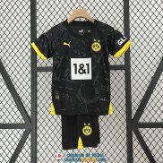 Camiseta Borussia Dortmund Ninos Segunda Equipacion 2023/2024