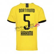 Camiseta Borussia Dortmund Primera Equipacion 5 HAKIMI 2019-2020