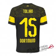 Camiseta Borussia Dortmund Segunda Equipacion 15#TOLJAN 2018-2019