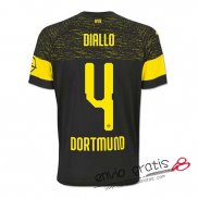 Camiseta Borussia Dortmund Segunda Equipacion 4#DIALLO 2018-2019