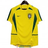 Camiseta Brasil Retro Primera Equipacion 2002 2003