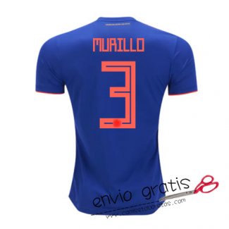 Camiseta Colombia Segunda Equipacion 3#MURILLO 2018