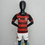 Camiseta Flamengo Ninos Segunda Equipacion 2022/2023