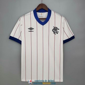 Camiseta Glasgow Rangers Retro Segunda Equipacion 1982/1983