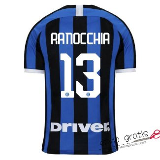 Camiseta Inter Milan Primera Equipacion 13#RANOCCHIA 2019-2020