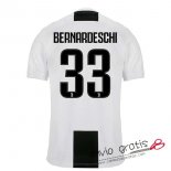 Camiseta Juventus Primera Equipacion 33#BERNARDESCHI 2018-2019