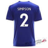 Camiseta Leicester City Primera Equipacion 2#SIMPSON 2018-2019