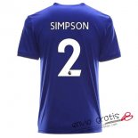 Camiseta Leicester City Primera Equipacion 2#SIMPSON 2018-2019