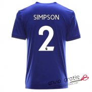 Camiseta Leicester City Primera Equipacion 2#SIMPSON 2018-2019