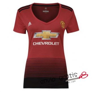 Camiseta Manchester United Mujer Primera Equipacion 2018-2019