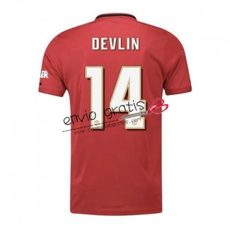 Camiseta Manchester United Primera Equipacion 14 DELVIN 2019-2020 Cup