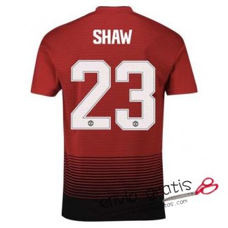 Camiseta Manchester United Primera Equipacion 23#SHAW Cup Printing 2018-2019