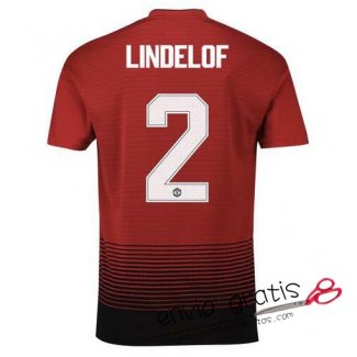 Camiseta Manchester United Primera Equipacion 2#LINDELOF Cup Printing 2018-2019