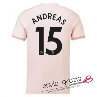 Camiseta Manchester United Segunda Equipacion 15#ANDREAS 2018-2019