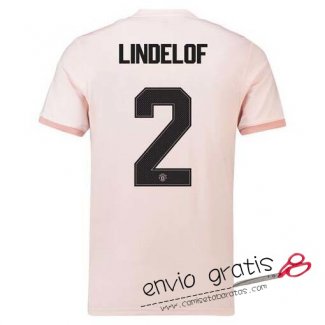 Camiseta Manchester United Segunda Equipacion 2#LINDELOF cup 2018-2019