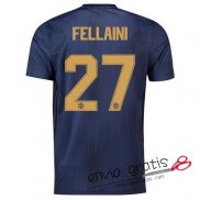Camiseta Manchester United Tercera Equipacion 27#FELLAINI Cup 2018-2019