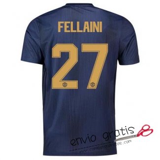 Camiseta Manchester United Tercera Equipacion 27#FELLAINI Cup 2018-2019