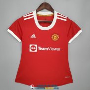Camiseta Mujer Manchester United Primera Equipacion 2021/2022