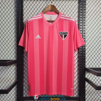 Camiseta Mujer Sao Paulo FC Outubro Rosa 2022/2023