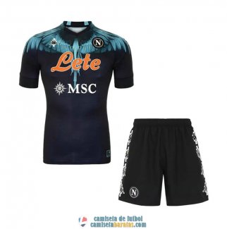 Camiseta Napoli Kappa x Marcelo Burlon Ninos 2021/2022