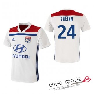 Camiseta Olympique Lyonnais Primera Equipacion 24#CHEIKH 2018-2019