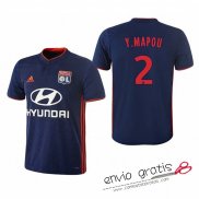 Camiseta Olympique Lyonnais Segunda Equipacion 2#Y.MAPOU 2018-2019