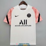 Camiseta PSG Training Pink White III 2021/2022 Camiseta PSG Training Pink White III 2021/2022