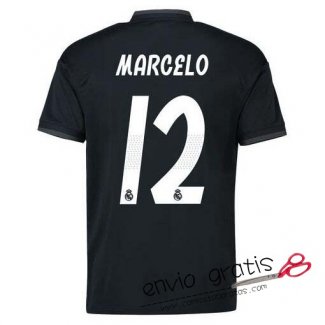 Camiseta Real Madrid Segunda Equipacion 12#MARCELO 2018-2019