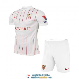 Camiseta Sevilla Ninos Primera Equipacion 2021/2022