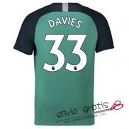 Camiseta Tottenham Hotspur Tercera Equipacion 33#DAVIES 2018-2019