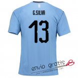 Camiseta Uruguay Primera Equipacion 13#G.SILVA 2018