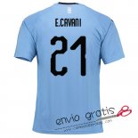 Camiseta Uruguay Primera Equipacion 21#E.CAVANI 2018