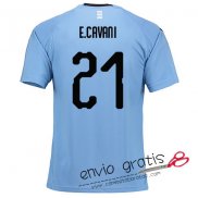 Camiseta Uruguay Primera Equipacion 21#E.CAVANI 2018