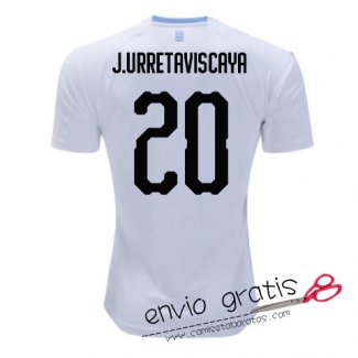 Camiseta Uruguay Segunda Equipacion 20#J.URRETAVISCAYA 2018