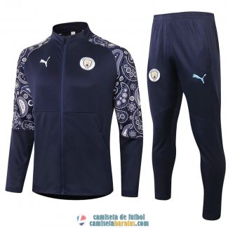 Manchester City Chaqueta Navy + Pantalon 2020/2021