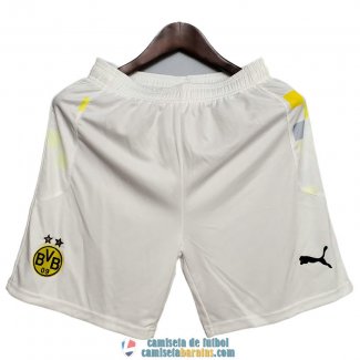 Pantalon Corto Borussia Dortmund White 2020/2021