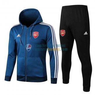 Arsenal Chaqueta Capucha Blue White + Pantalon 2019-2020