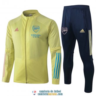 Arsenal Chaqueta Yellow + Pantalon 2020/2021