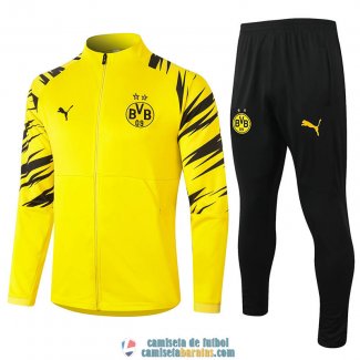 Borussia Dortmund Chaqueta Yellow + Pantalon 2020/2021