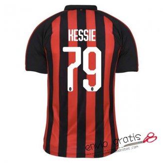 Camiseta AC Milan Primera Equipacion 79#KESSIE 2018-2019