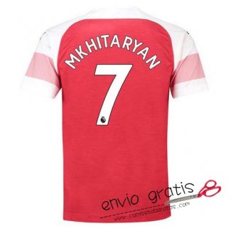 Camiseta Arsenal Primera Equipacion 7#MKHITARYAN 2018-2019