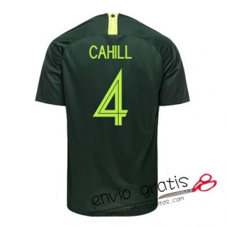 Camiseta Australia Segunda Equipacion 4#CAHILL 2018