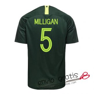 Camiseta Australia Segunda Equipacion 5#MILLIGAN 2018