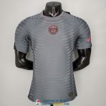 Camiseta Authentic PSG x Jordan Gray 2021/2022 Camiseta Authentic PSG x Jordan Gray 2021/2022